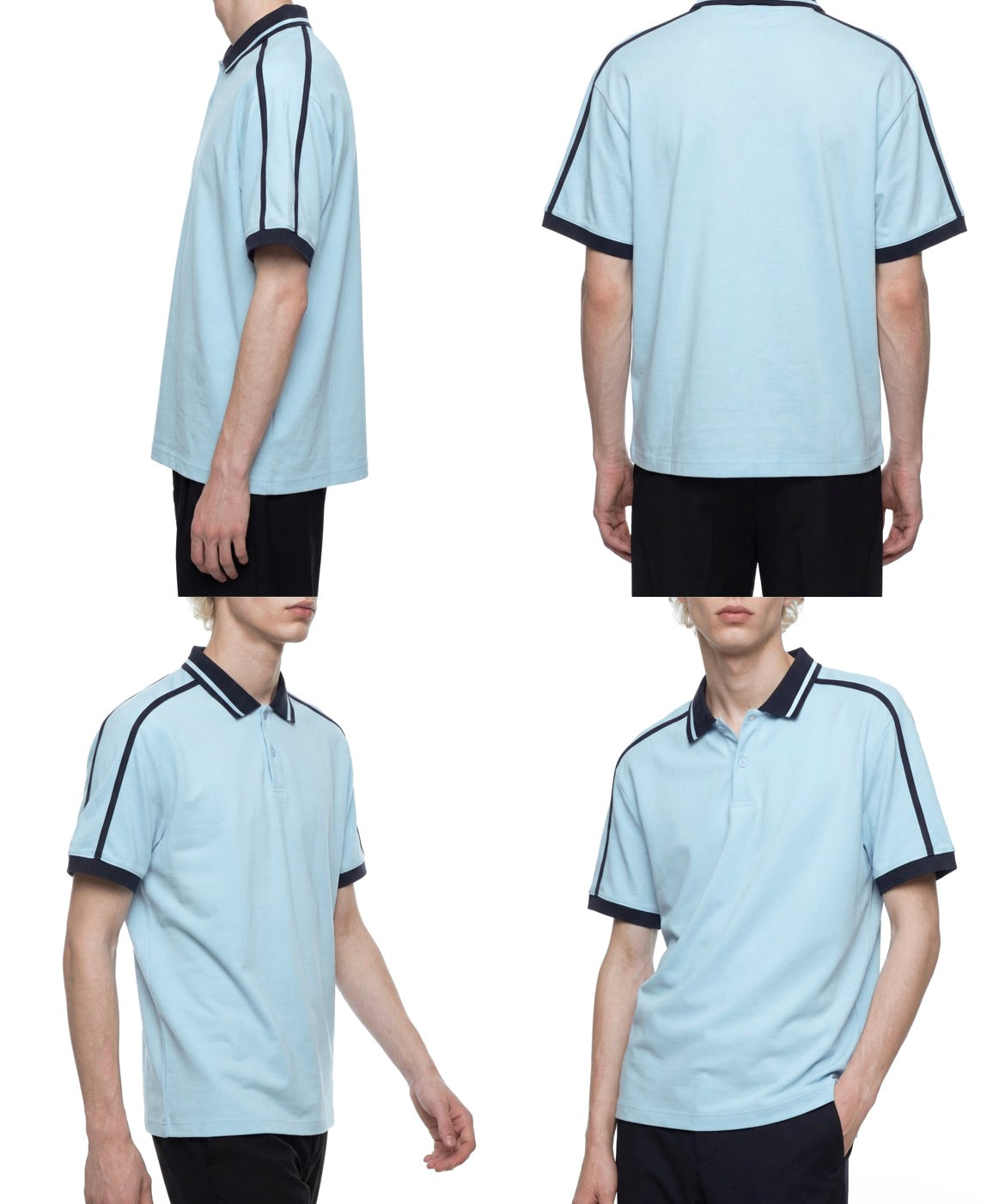 URCP LOGO UNISEX STRIPPED POLO (multiple colours)