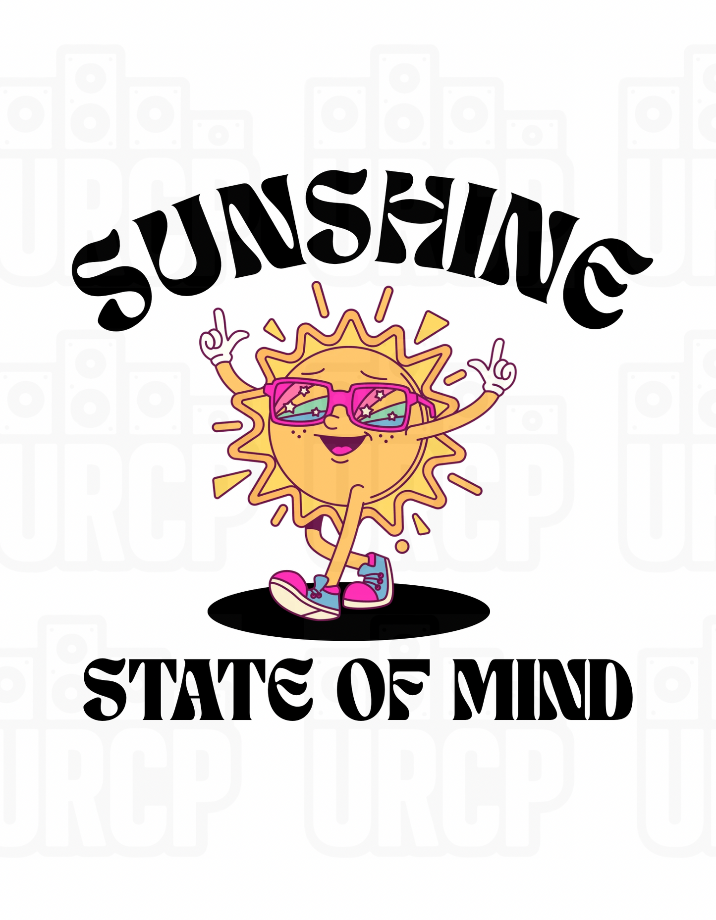 SUNSHINE STATE OF MIND UNISEX TEE - FRONT PRINT (multiple colours)