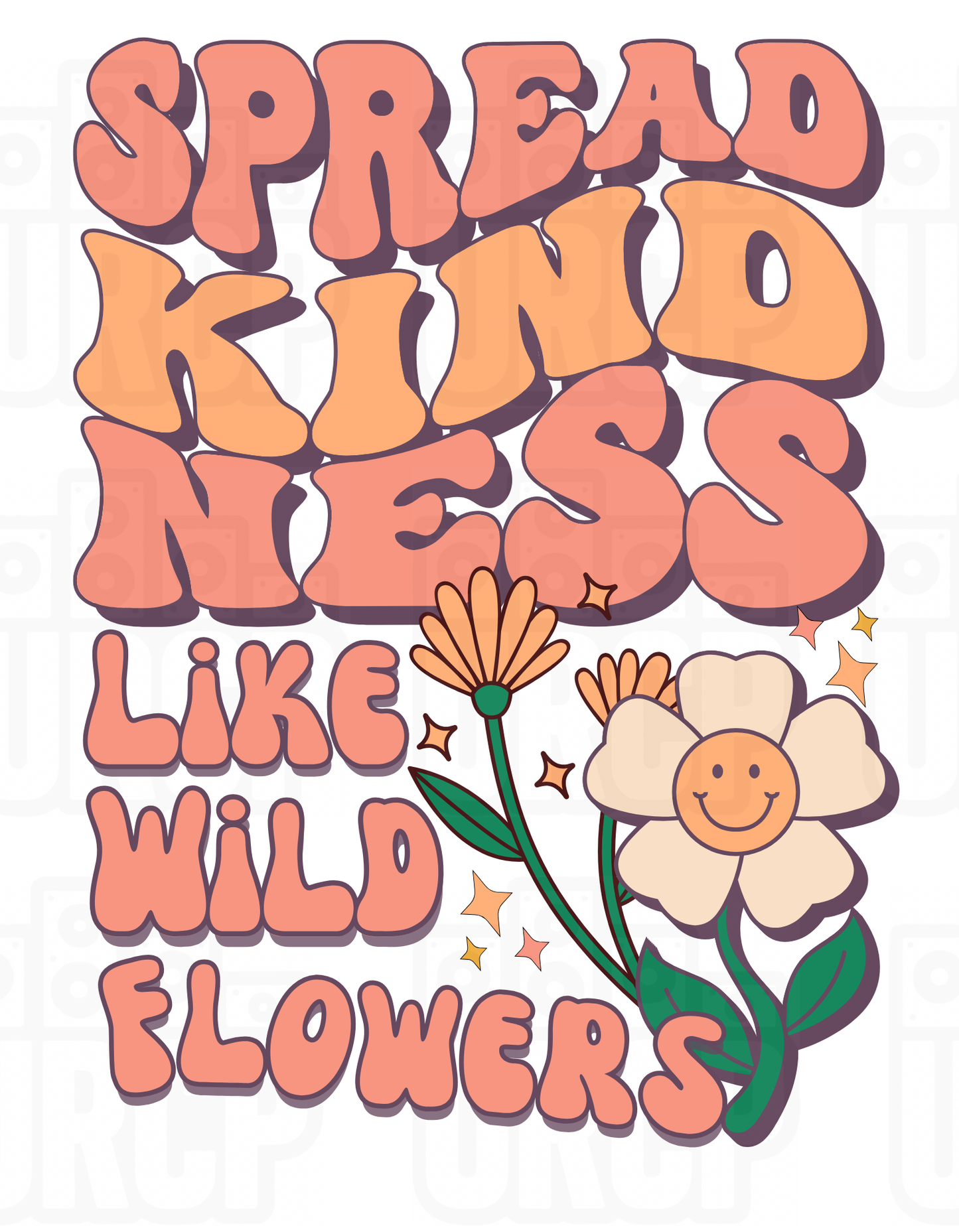 SPREAD KINDNESS UNISEX TEE - BACK PRINT (multiple colours)