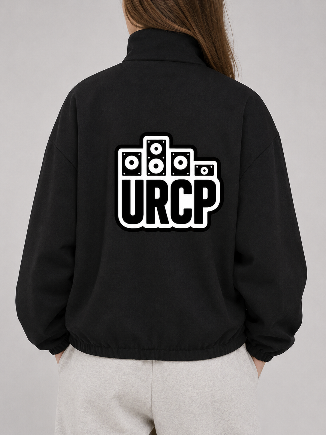 URCP LOGO UNISEX ZIP UP JACKET (back design)