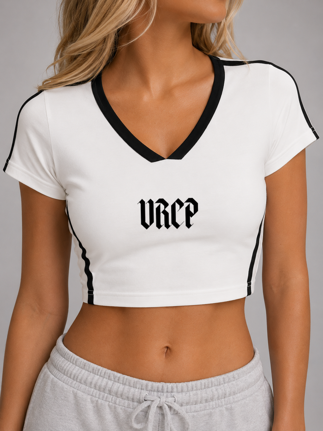 URCP GOTHIC CROPPED JERSEY (white/grey)
