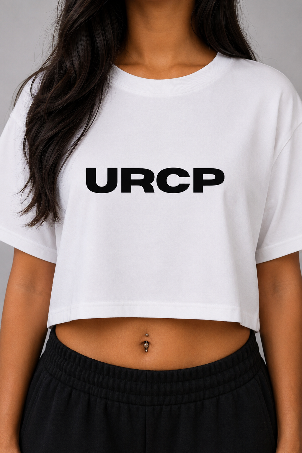 URCP CROPPED TEE (front design)
