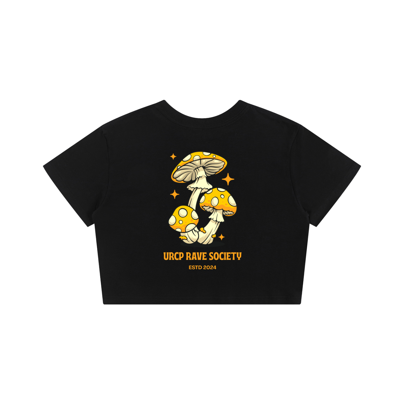 SHROOM CROPPED TEE (back design)