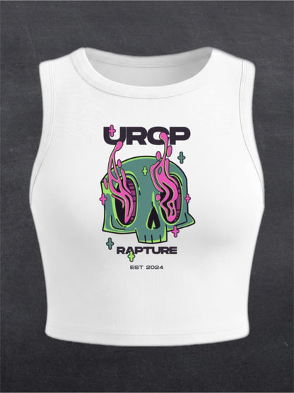 RAPTURE CREWNECK CROP TOP - FRONT PRINT (multiple colours)