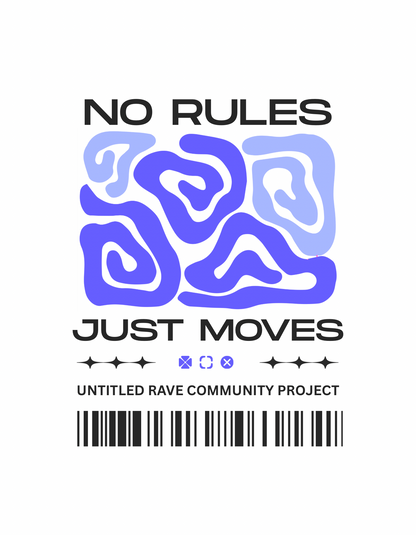 NO RULES UNISEX TEE (back design)