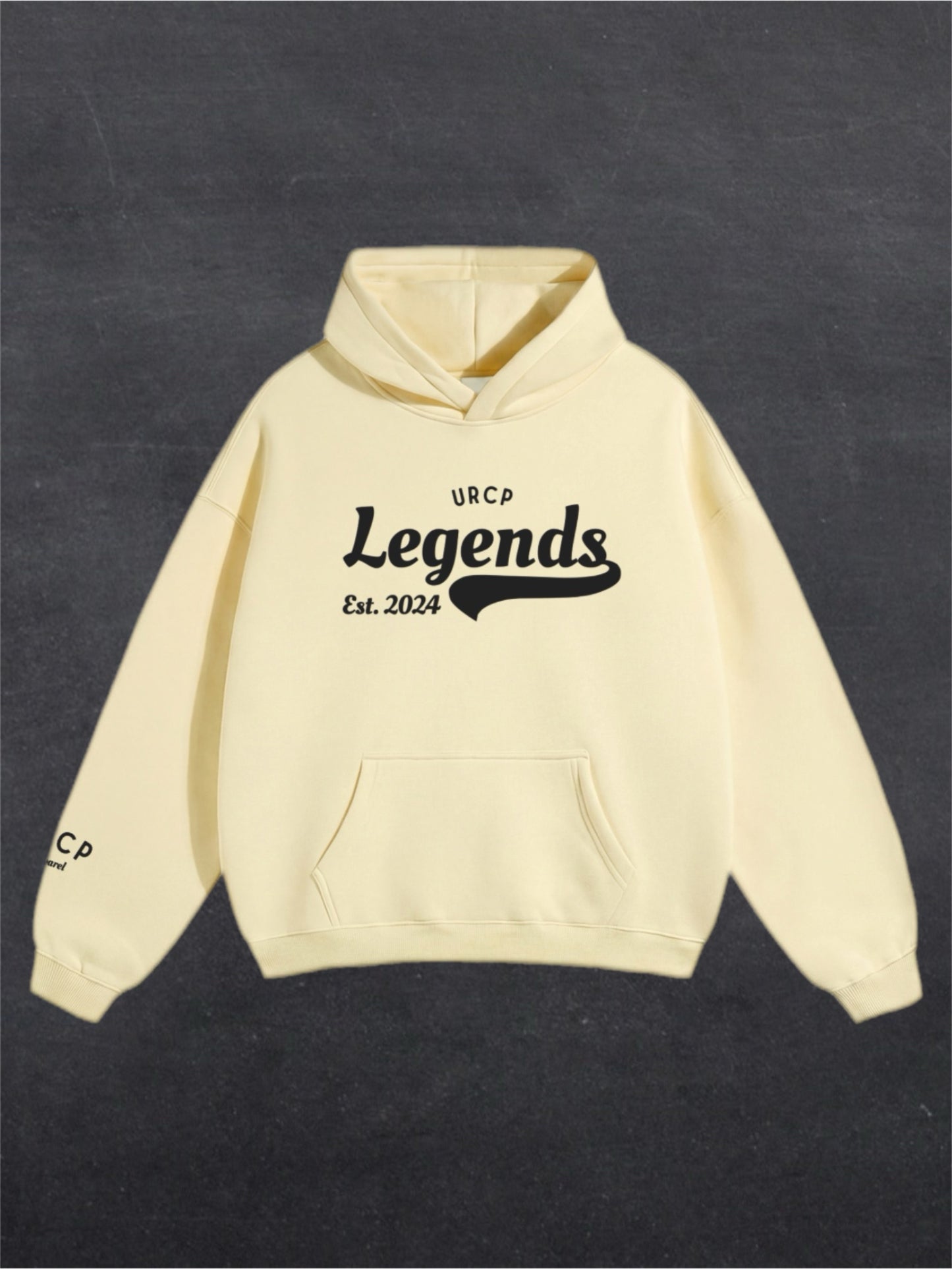 URCP LEGENDS UNISEX HOODIE - FRONT PRINT (multiple colours)