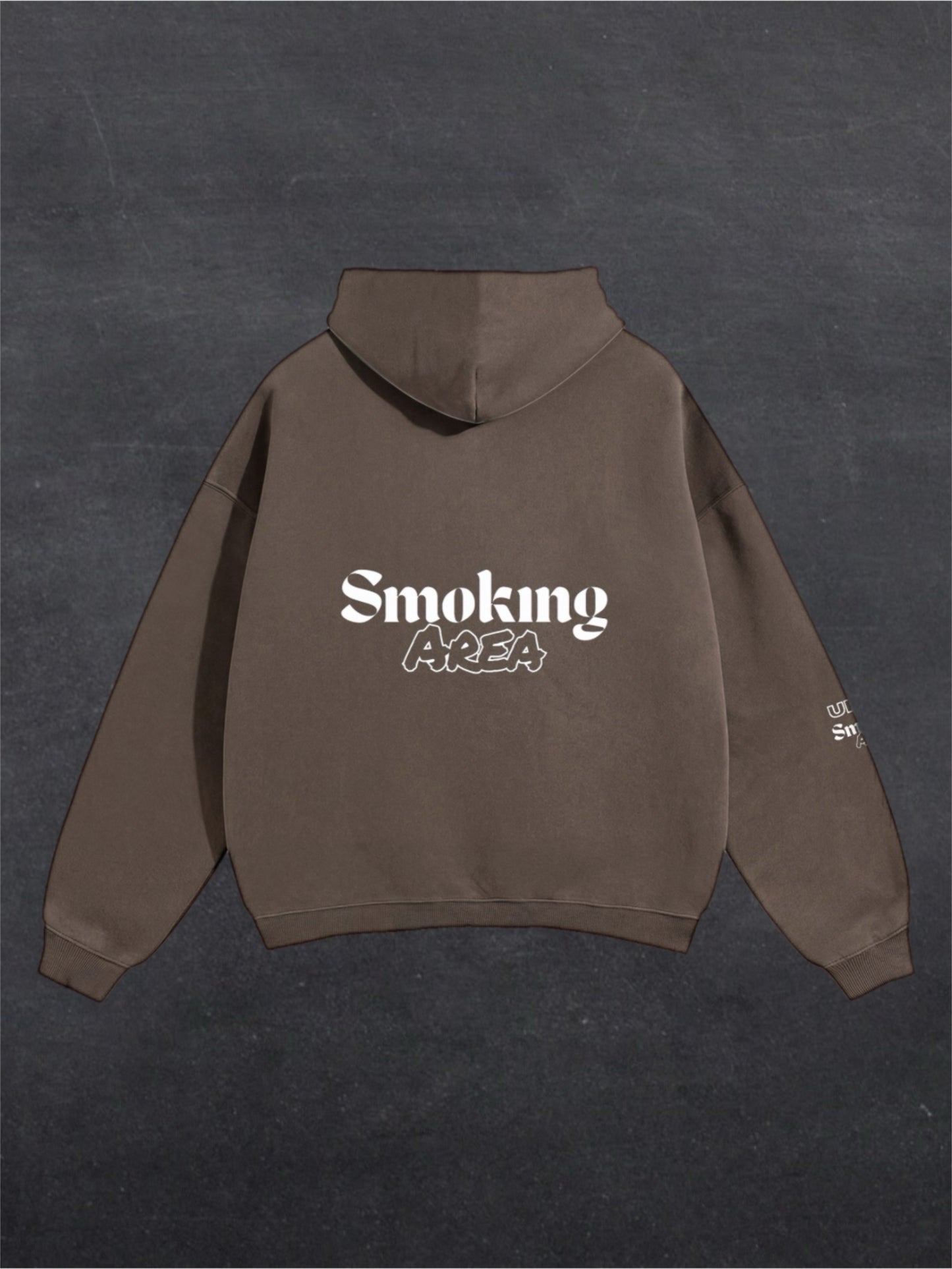 DARK SMOKING AREA UNISEX HOODIE - BACK PRINT (multiple colours)