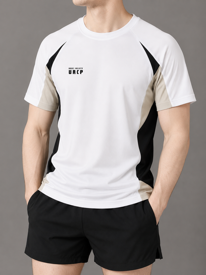URCP RAVE SOCIETY UNISEX COLOUR BLOCK TOP (back design)