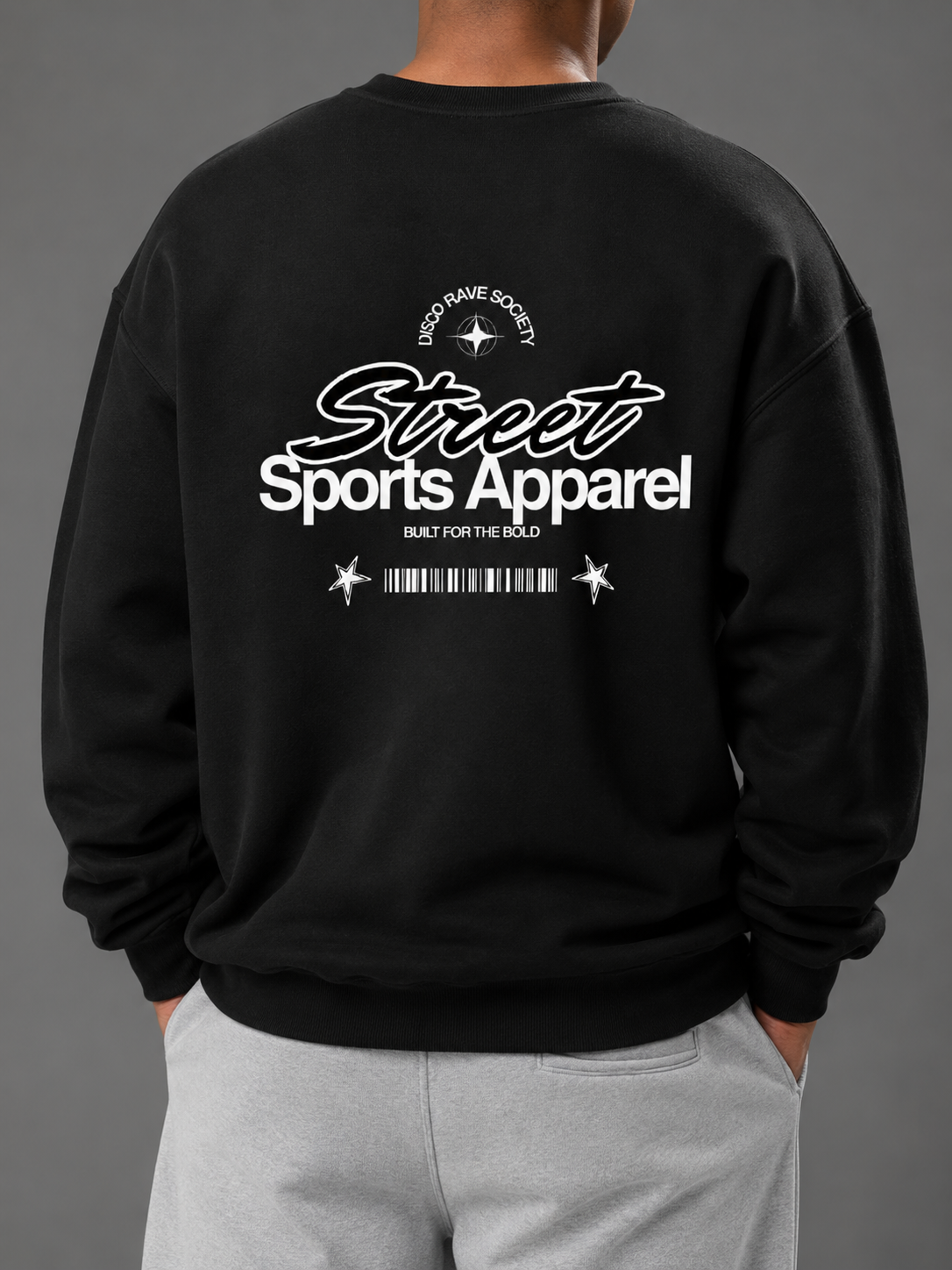 SPORTS APPAREL UNISEX SWEATSHIRT (back design)