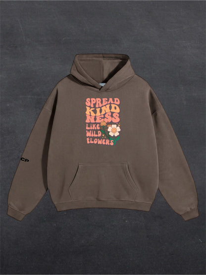 SPREAD KINDNESS UNISEX HOODIE - FRONT PRINT (multiple colours)