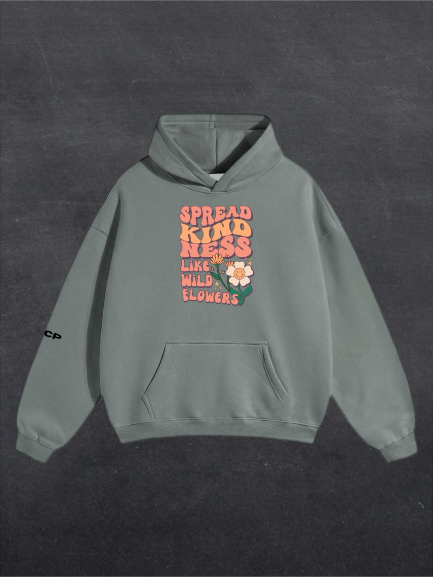 SPREAD KINDNESS UNISEX HOODIE - FRONT PRINT (multiple colours)