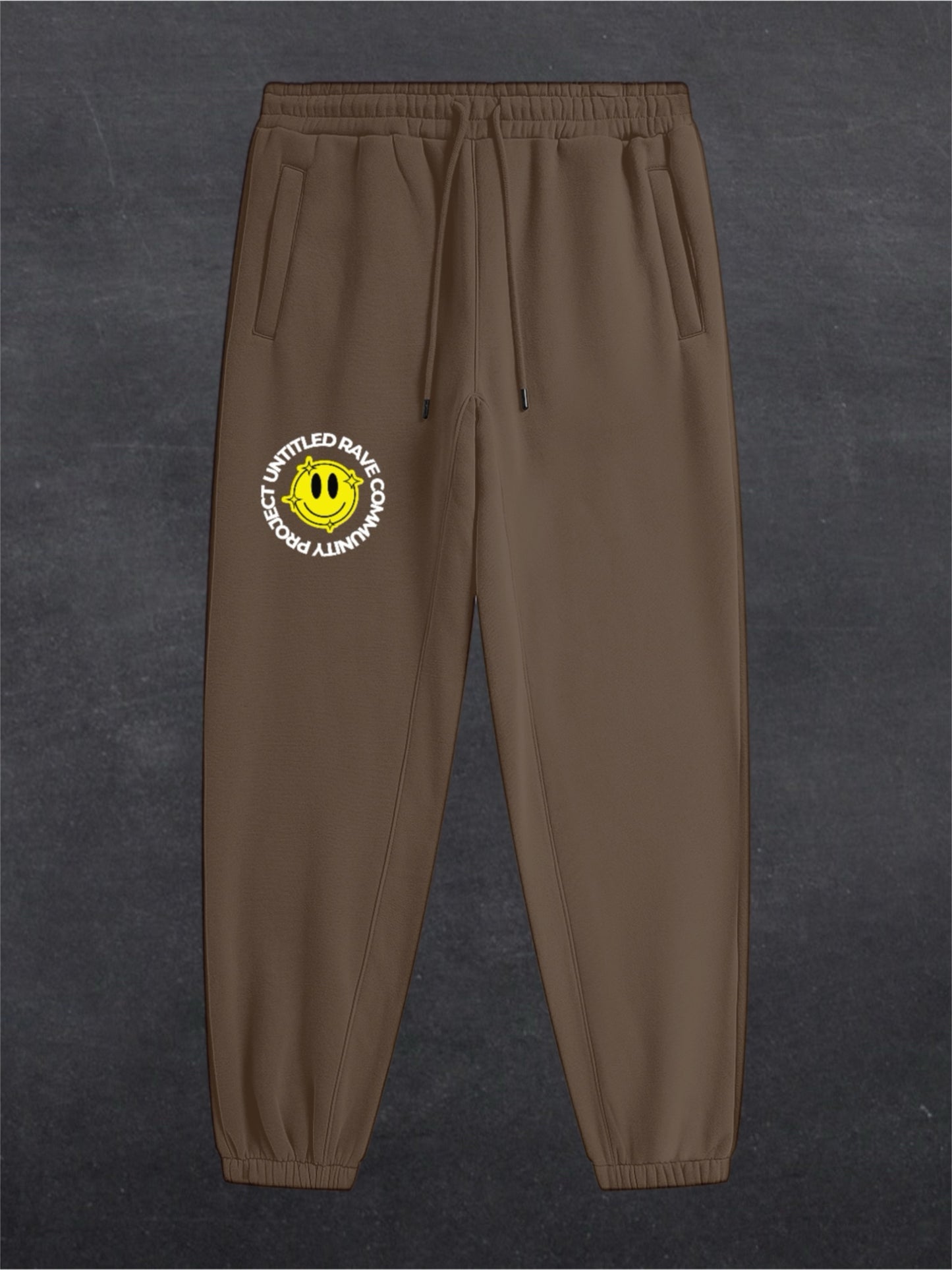 URCP SMILEY FLEECE UNISEX JOGGERS (multiple colours)