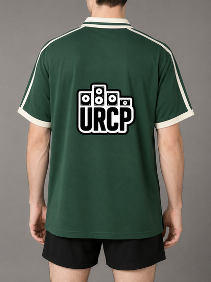 URCP UNISEX STRIPPED POLO (back design)