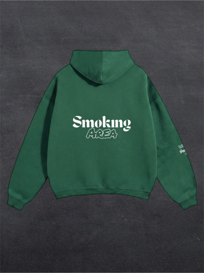 DARK SMOKING AREA UNISEX HOODIE - BACK PRINT (multiple colours)
