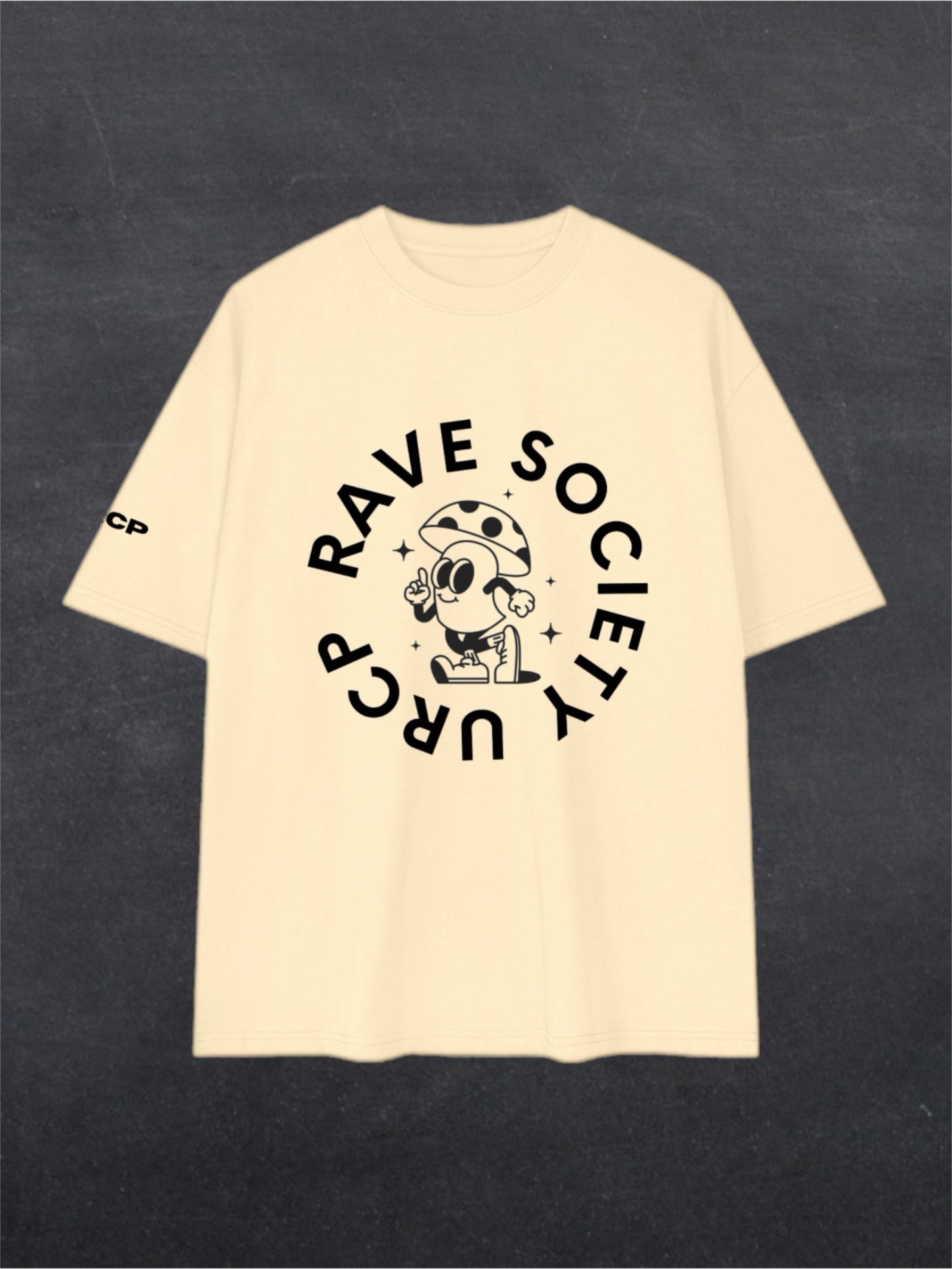 URCP MUSHROOM UNISEX TEE - FRONT PRINT (multiple colours)