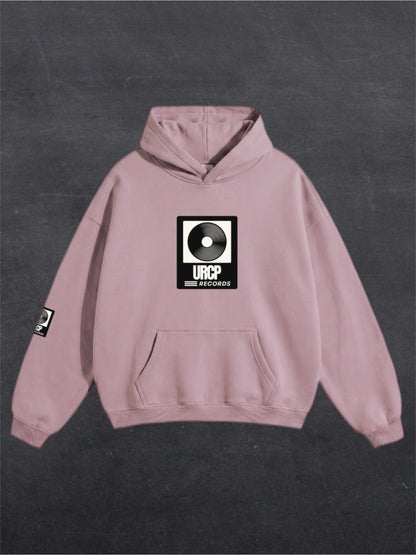 URCP RECORDS UNISEX HOODIE - FRONT PRINT (multiple colours)