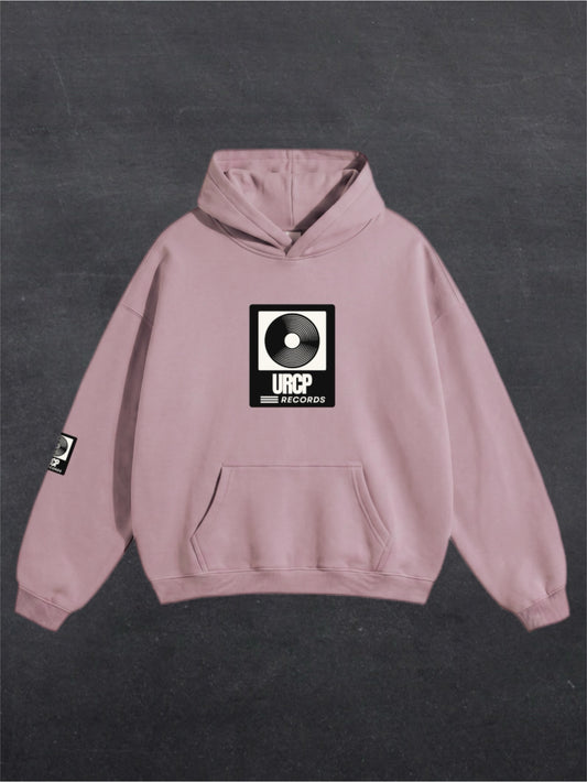 URCP RECORDS UNISEX HOODIE - FRONT PRINT (multiple colours)