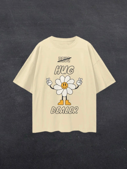 HUG DEALER UNISEX TEE - FRONT PRINT (multiple colours)