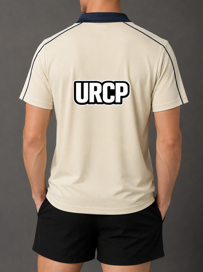 URCP UNISEX RETRO LOOK POLO (back design)