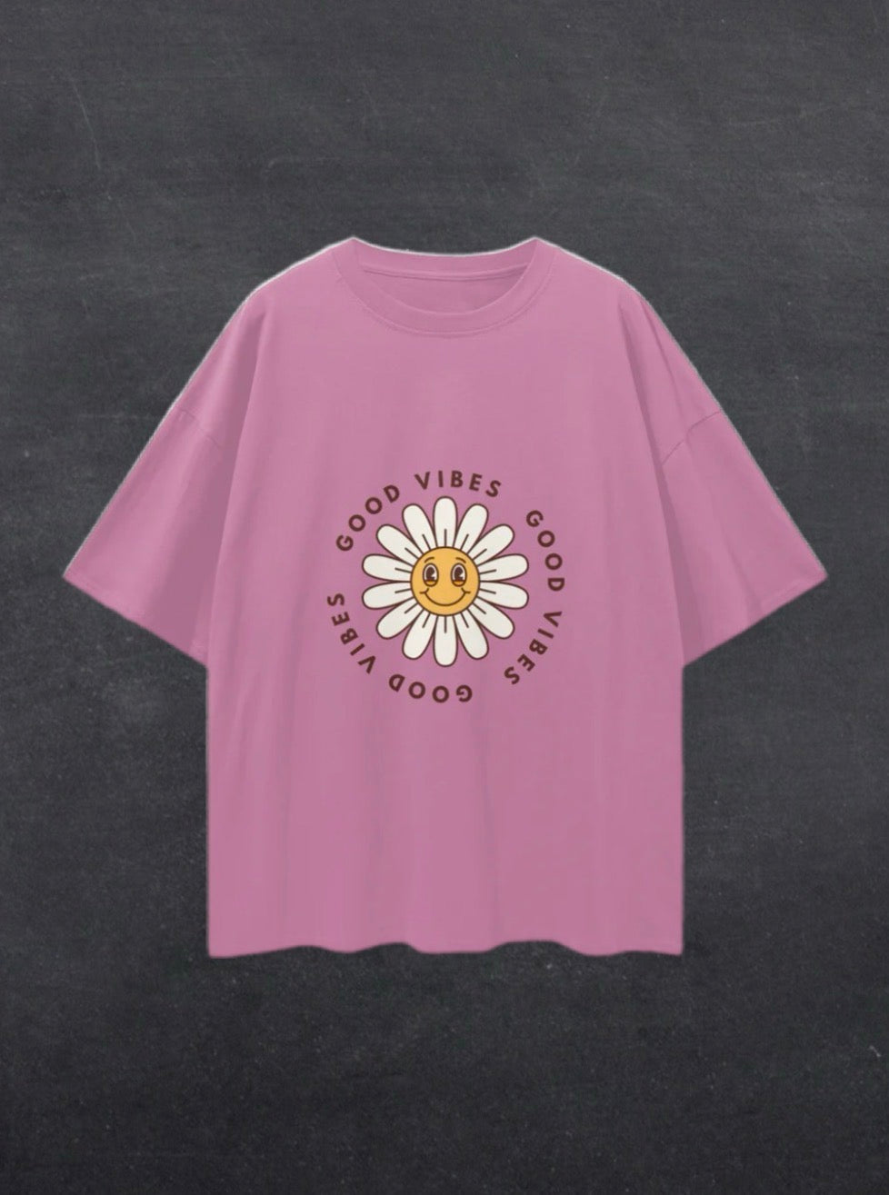 GOOD VIBES UNISEX TEE - FRONT PRINT (multiple colours)
