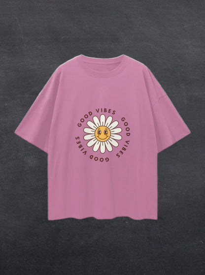 GOOD VIBES UNISEX TEE - FRONT PRINT (multiple colours)