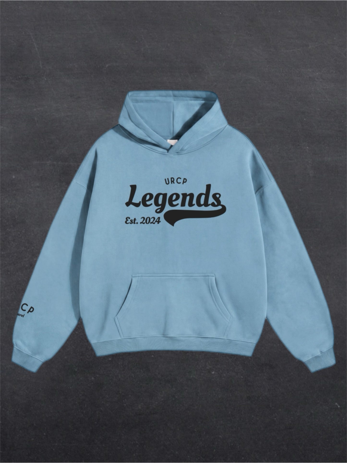 URCP LEGENDS UNISEX HOODIE - FRONT PRINT (multiple colours)