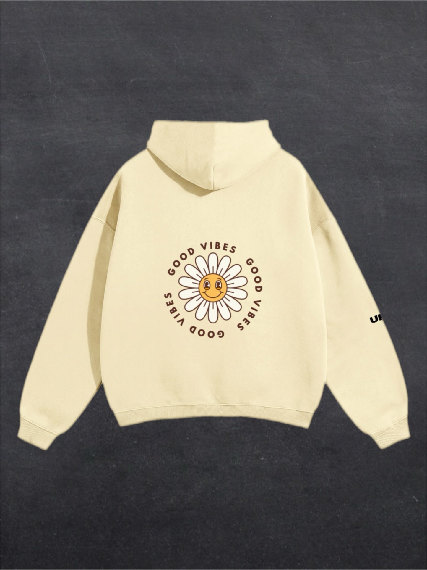 GOOD VIBES UNISEX HOODIE - BACK PRINT (multiple colours)