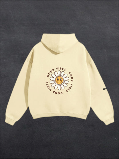 GOOD VIBES UNISEX HOODIE - BACK PRINT (multiple colours)