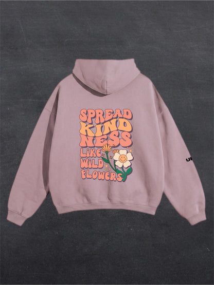 SPREAD KINDNESS UNISEX HOODIE - BACK PRINT (multiple colours)