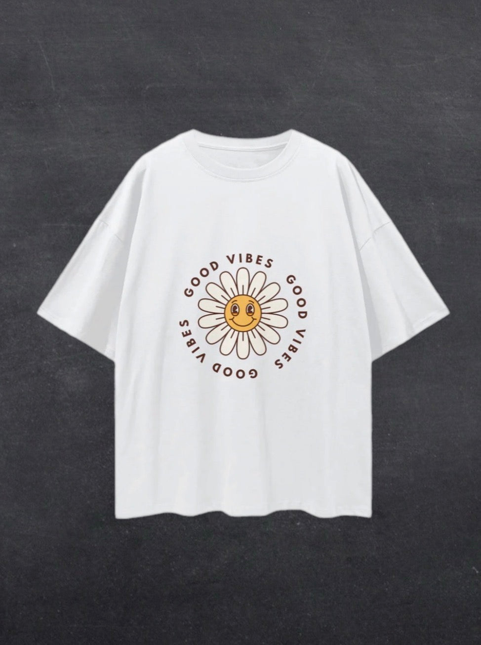 GOOD VIBES UNISEX TEE - FRONT PRINT (multiple colours)