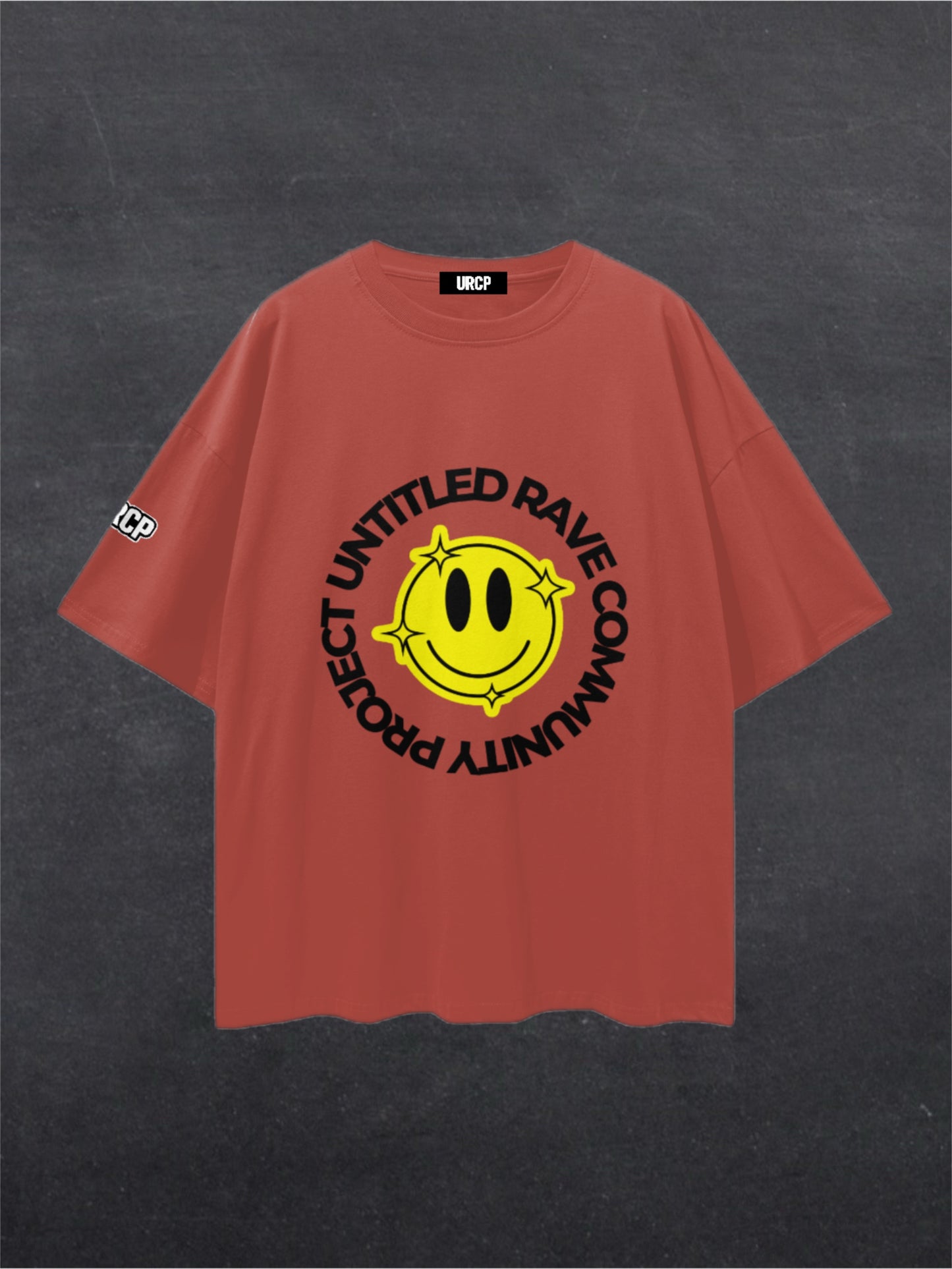 URCP SMILEY UNISEX TEE - FRONT PRINT (multiple colours)