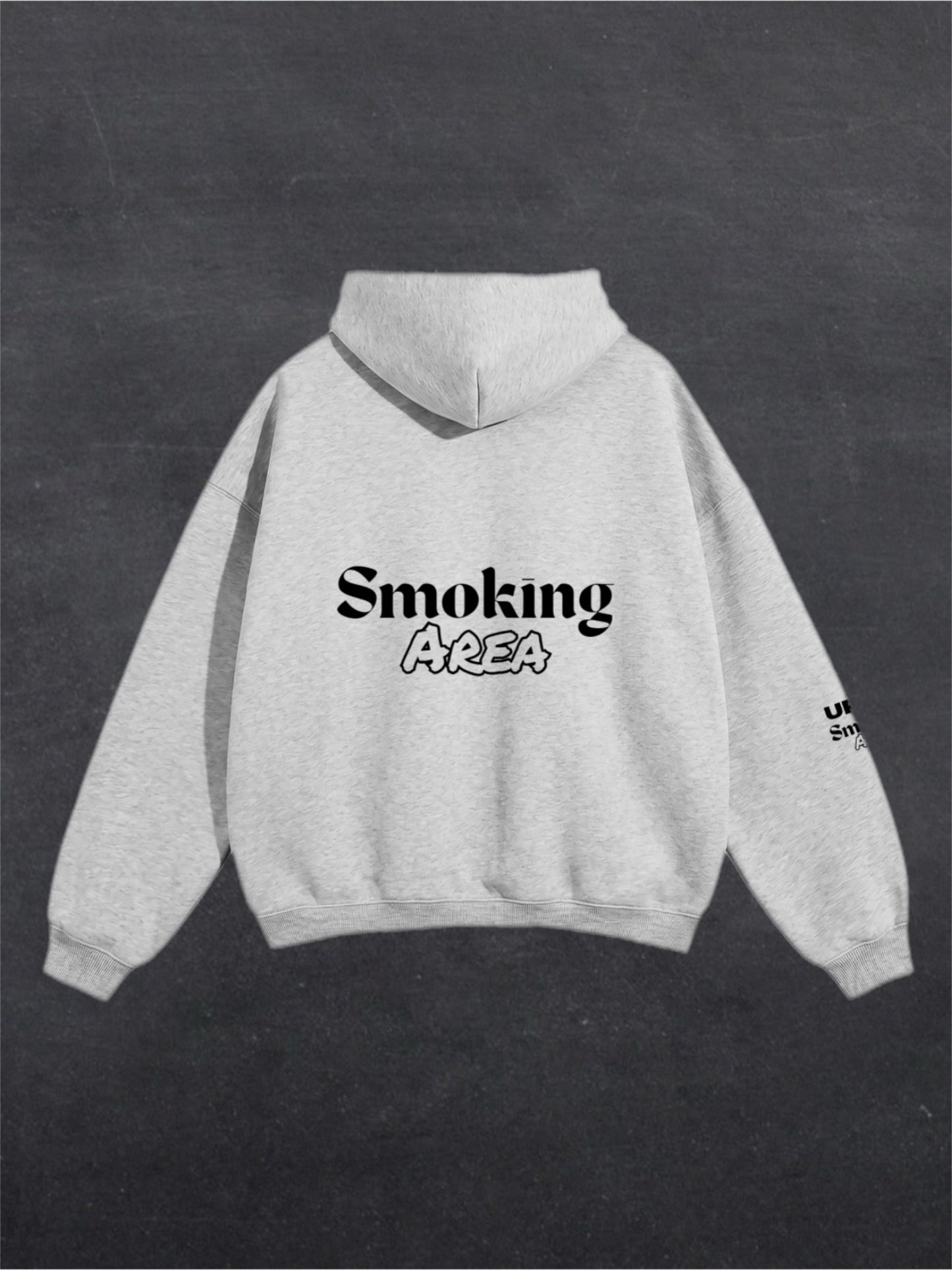 LIGHT SMOKING AREA UNISEX HOODIE - BACK PRINT (multiple colours)