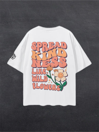 SPREAD KINDNESS UNISEX TEE - BACK PRINT (multiple colours)