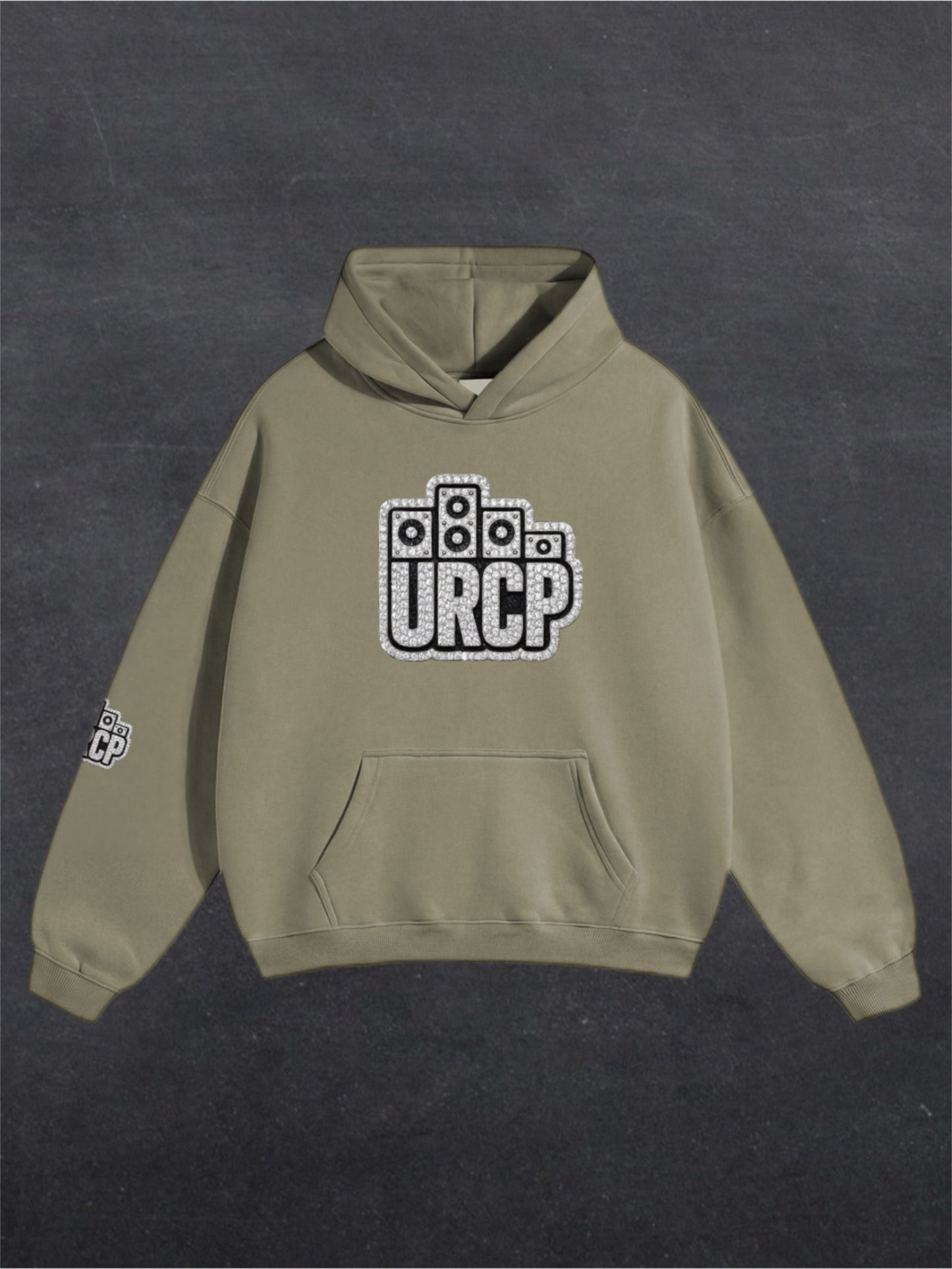 URCP DIAMOND UNISEX HOODIE - FRONT PRINT (multiple colours)