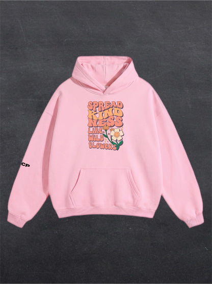 SPREAD KINDNESS UNISEX HOODIE - FRONT PRINT (multiple colours)