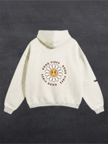 GOOD VIBES UNISEX HOODIE - BACK PRINT (multiple colours)