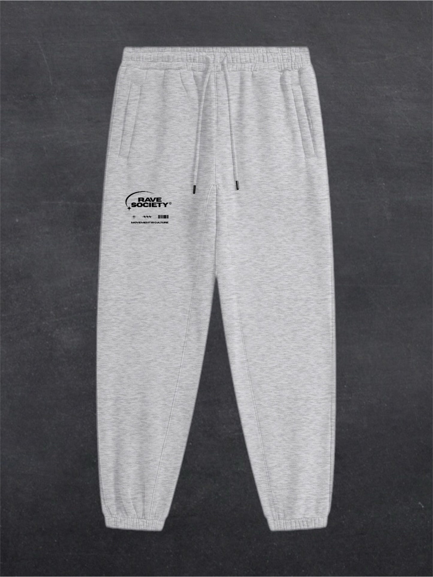 RAVE SOCIETY UNISEX FLEECE JOGGERS (multiple colours)