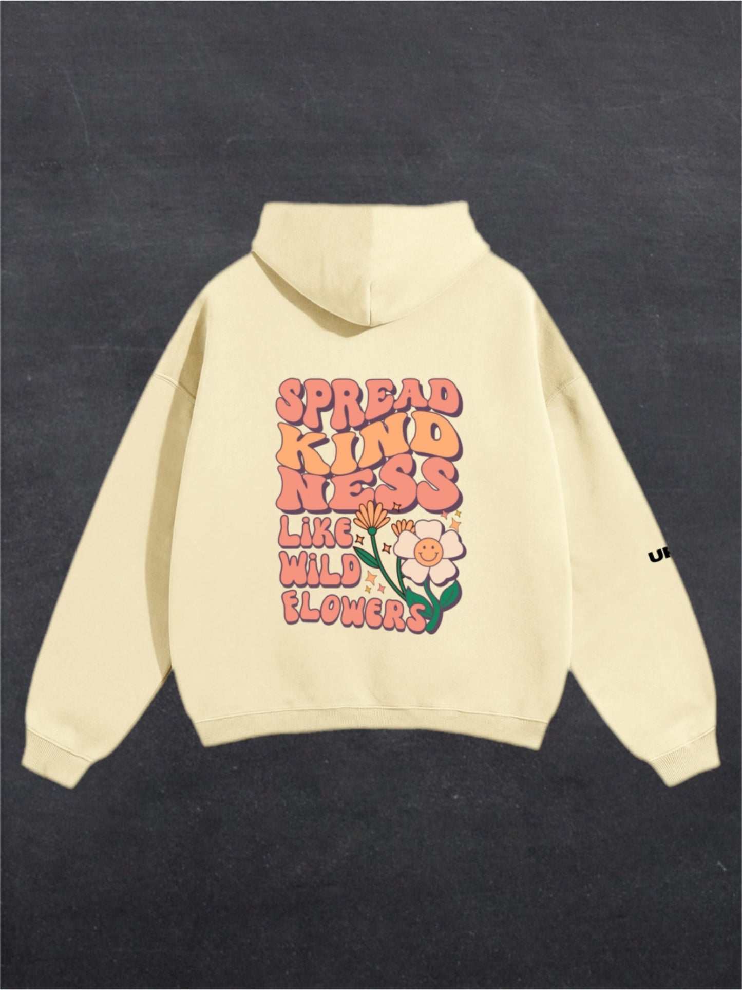 SPREAD KINDNESS UNISEX HOODIE - BACK PRINT (multiple colours)