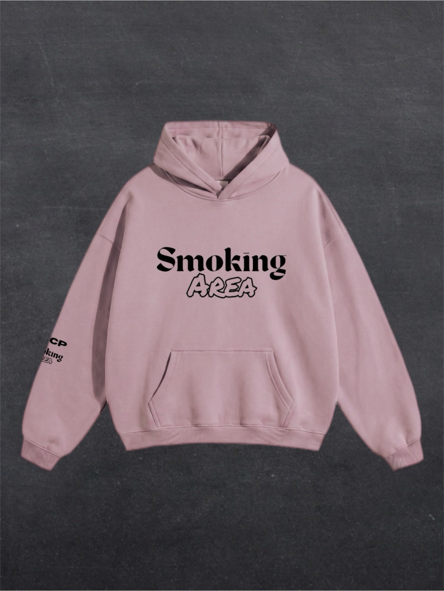 LIGHT SMOKING AREA UNISEX HOODIE - FRONT PRINT (multiple colours)