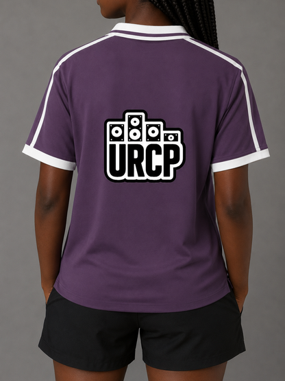 URCP UNISEX STRIPPED POLO (back design)