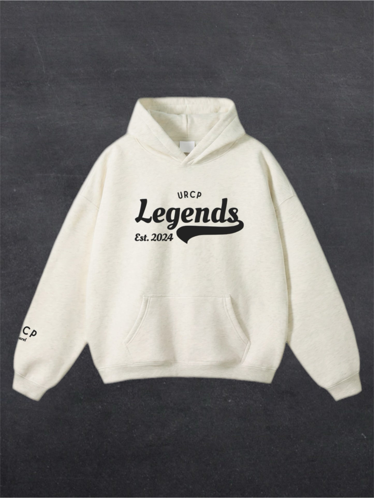 URCP LEGENDS UNISEX HOODIE - FRONT PRINT (multiple colours)