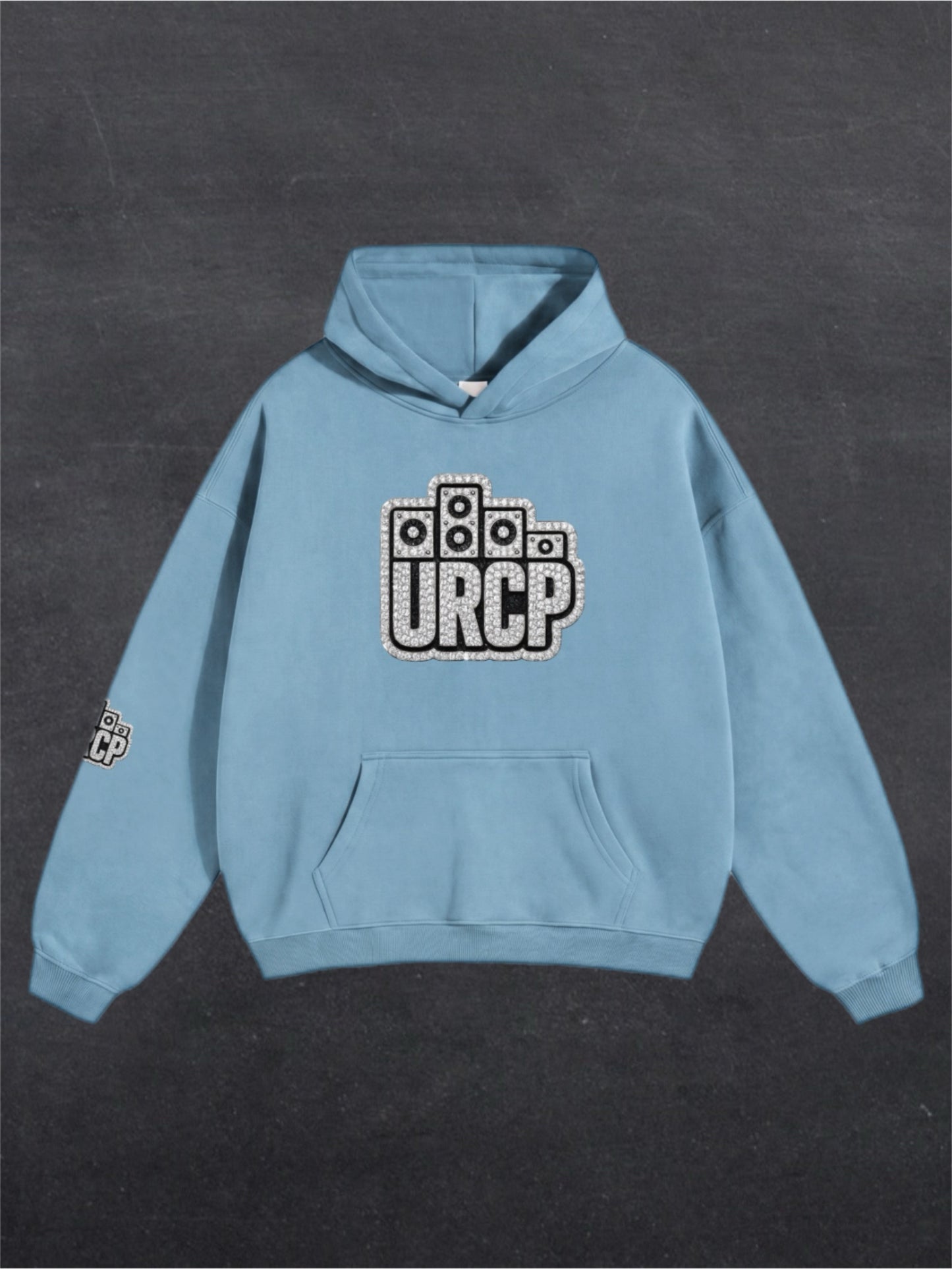 URCP DIAMOND UNISEX HOODIE - FRONT PRINT (multiple colours)