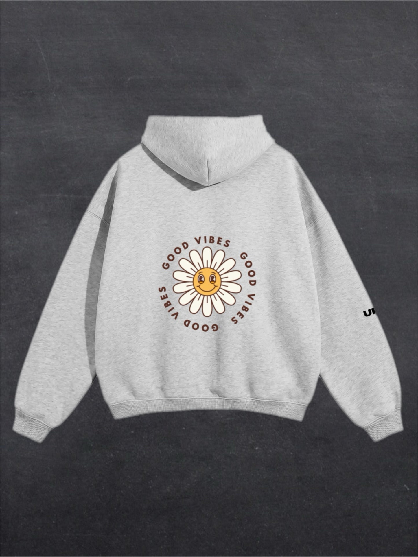 GOOD VIBES UNISEX HOODIE - BACK PRINT (multiple colours)