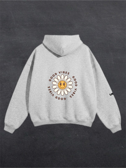 GOOD VIBES UNISEX HOODIE - BACK PRINT (multiple colours)