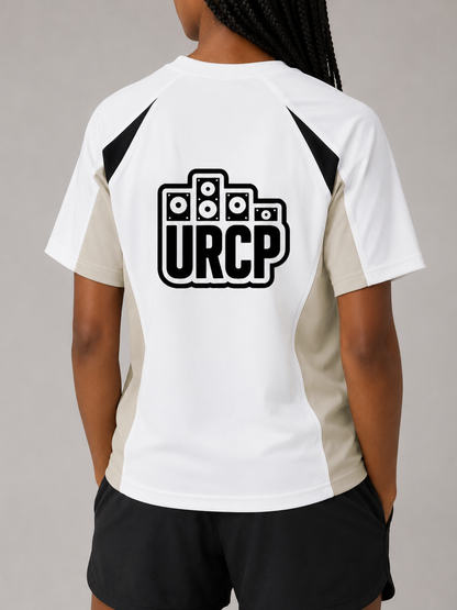 URCP LOGO UNISEX COLOUR BLOCK TOP (back design)
