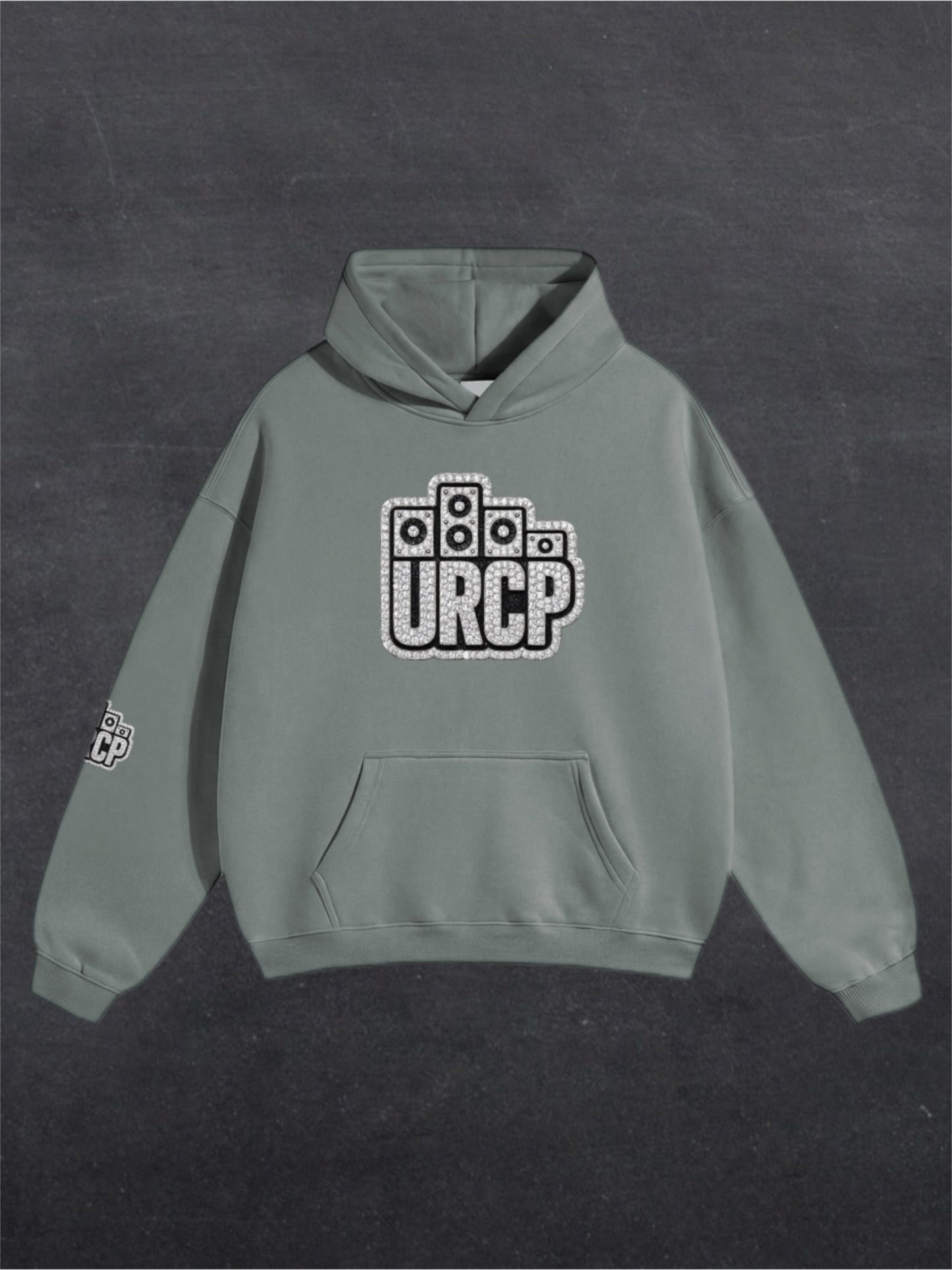 URCP DIAMOND UNISEX HOODIE - FRONT PRINT (multiple colours)