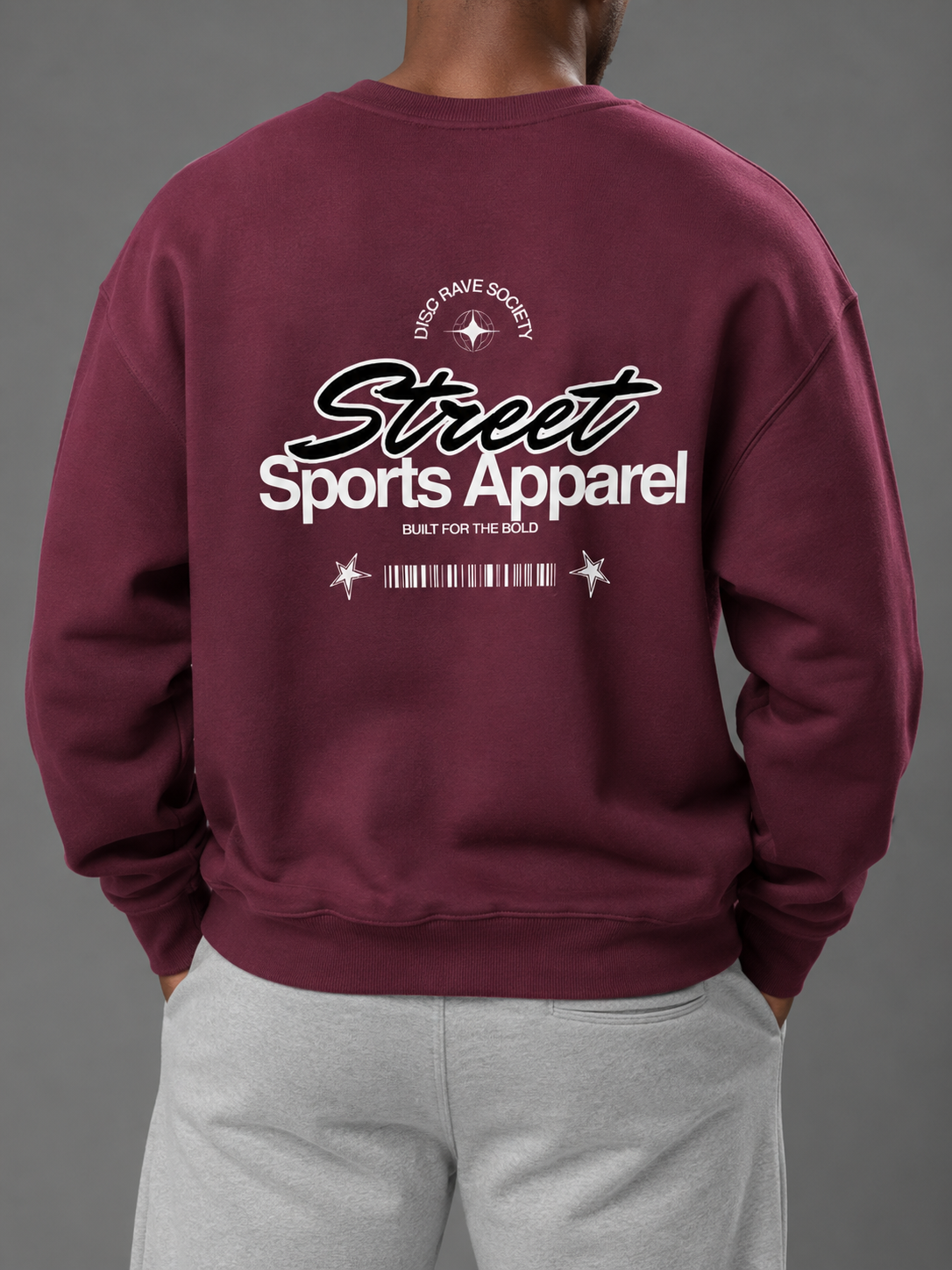 SPORTS APPAREL UNISEX SWEATSHIRT (back design)