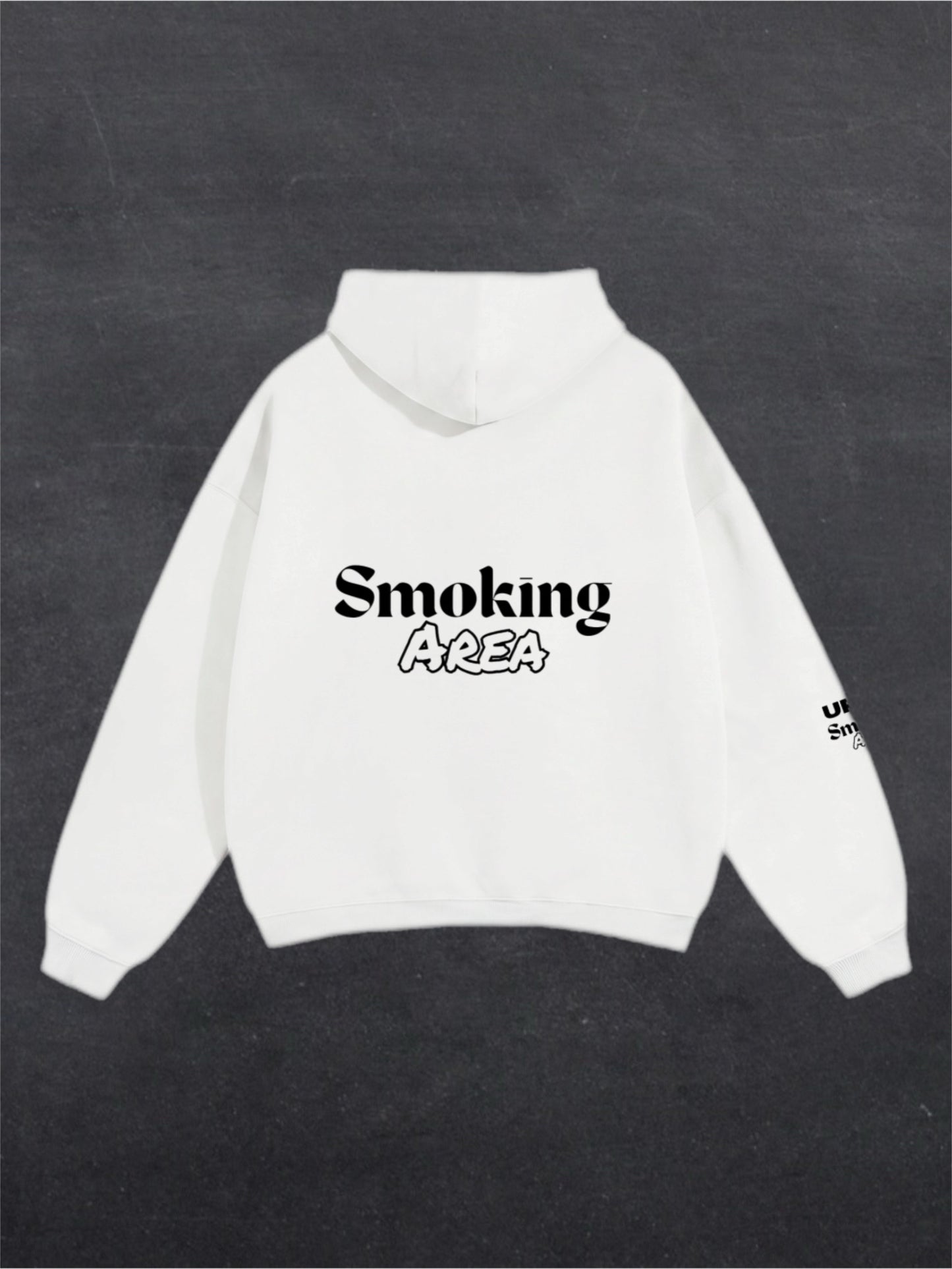 LIGHT SMOKING AREA UNISEX HOODIE - BACK PRINT (multiple colours)