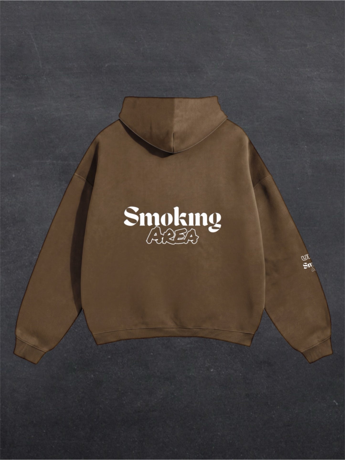 DARK SMOKING AREA UNISEX HOODIE - BACK PRINT (multiple colours)