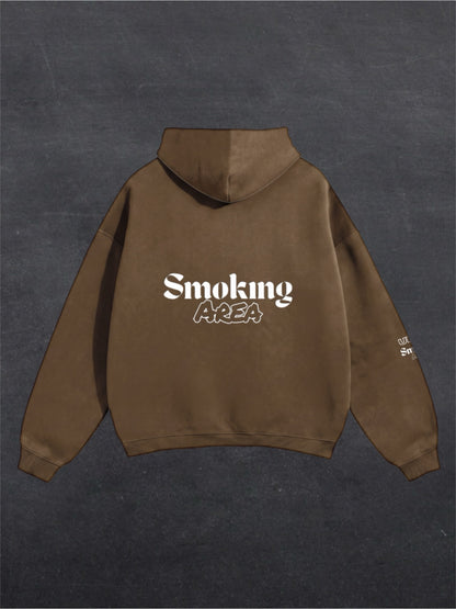 DARK SMOKING AREA UNISEX HOODIE - BACK PRINT (multiple colours)